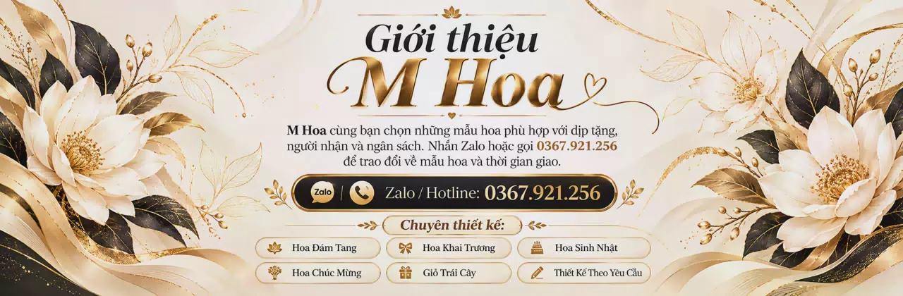 Ảnh bìa Shop hoa tươi Cam Lâm Khánh Hòa - Gửi sự quan tâm qua từng món hoa
